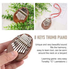 Kalimba 8 Keys Thumb Piano Great Sound Finger Keyboard Musical Instrument