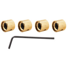 4 Stuks Metalen Volume- en Toonkoepelvormige Gitaarsnelheidsregelaars met Schroeven voor Strat Telecaster Elektrische Gitaar of