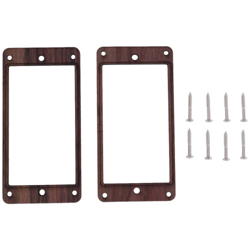 2st Elgitarrer Trä Humbucker Gitarr Pickup Ram Pickup Monteringsring