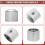 4st Metal Volym Tone Dome Tone Gitarr Hastighetskontrollknappar med Skruvar för  Strat Telecaster  LP Elgitarr eller Bas 4