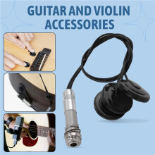 Captador de Guitarra 3X Transdutor de Captador Piezo para Guitarra AcúStica Ukulele Bandolim Instrumentos