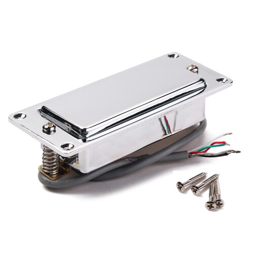 Chrome Silver  LP Gitarr Humbucker Pickup FöRseglad Pick  Musik Reparationsdelar 1