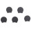 5PCS Clarinet Hardware Clarinet Thumb Rest Cushion Protector Soft Rubber Clarinet Thumb Protector, Black 1