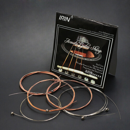 IRIN A108 6 Peças/Set Acoustic Flok Guitar String 009-045 Polegadas 6 Cordas Guitar Parts Acessórios 2