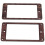 2st Elgitarrer Trä Humbucker Gitarr Pickup Ram Pickup Monteringsring 3