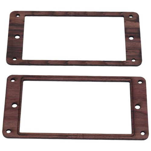 2st Elgitarrer Trä Humbucker Gitarr Pickup Ram Pickup Monteringsring 2