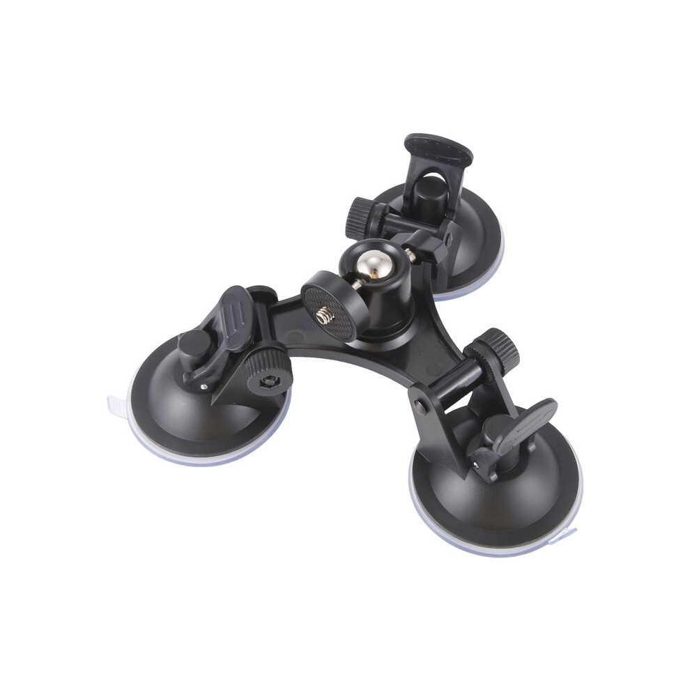 Car Holder Triple Vacuum Suction Cup Mount For Osmo Pocket Camera Stabilizer Accessory With Expansion Adapter 6034191712415