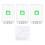 Negative Ion Generator Pluggable Air Purifier with Highest Output -  to 32 Million Negative Ions/Sec, 3 Pack US Plug 9