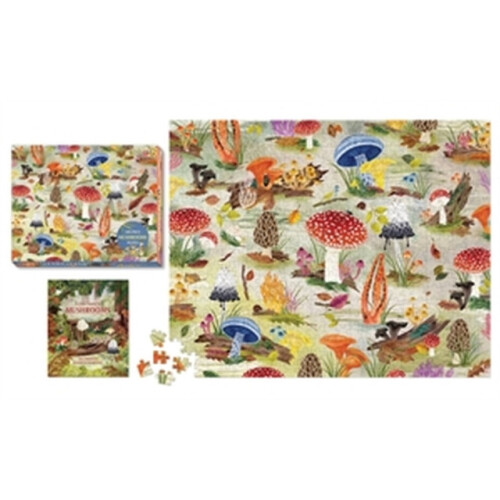 Mushrooms 500Piece Puzzle by Meg Madden Other Book