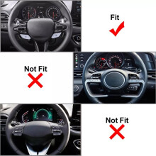 Bilinteriör Ratt Paddle Shifter Extend Tillbehör för I30 Red