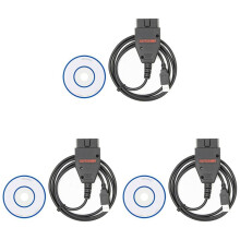 3pcs Eobd2 Flasher Galletto 1260 Cable Auto Chip Tuning Interface Remap Flasher Programmer Tool