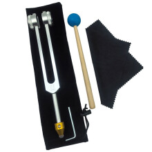 Stämgaffelset, OTTO128HZ Stämgafflar med Bas för Helande Chakra, Ljudterapi, Behåll Kropp, Sinne, Ande Perfekt Harmoni