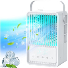 Airconditioners Verdampingsluchtkoeler met 3 Windsnelheden 7 Kleuren Lichte Persoonlijke Airconditioner voor Kantoorruimte
