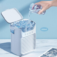 Portable Air Conditioners Fan Air Conditioner with 3 Speeds Air Cooler with Humidifier for Room Bedroom Office Desk