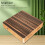 Travel Cajon Drum, Portable Adjustable Tone Thick Wooden Cajon with Adjustable Strap, Percussion Instrument Kit 5