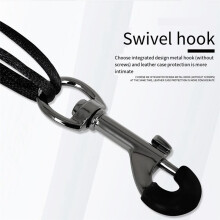 Correa de Cuello de Saxofón de Algodón EVA Ajustable para Saxofón Alto Universal y Negro