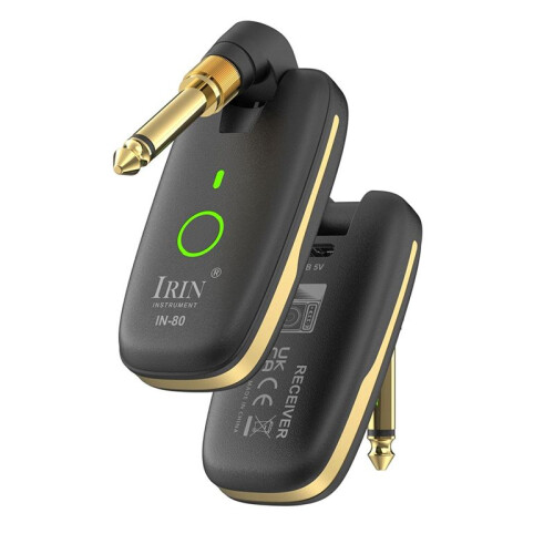 IRIN Wireless Guitar System Transmitter Receiver Rechargeable Audio Wireless Transmitter Receiver for Electric Guitar