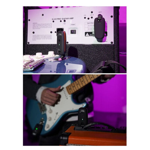 IRIN Wireless Guitar System Transmitter Receiver Rechargeable Audio Wireless Transmitter Receiver for Electric Guitar 1