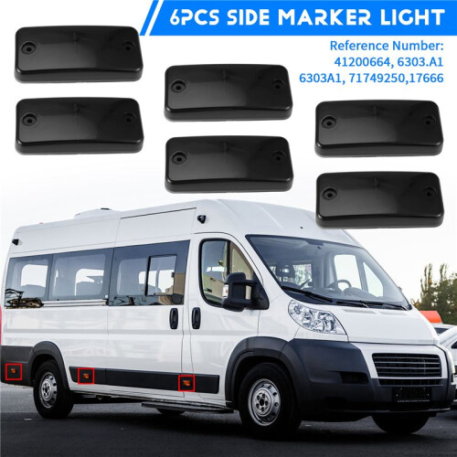 Dynamic Flowing Smoked LED Signal Side  Light for   Ducato  Relay  Boxer 1