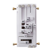 Guitarra Folk Clássica Chord Assist One-Key Chord Device Botão Key-Press Assistência Automática para Crianças Iniciantes Branco