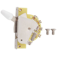 5 Way Lever Selector Five-Speed Tone Guitar Accessories for ST SQ Electric Guitar Parts Replacement White