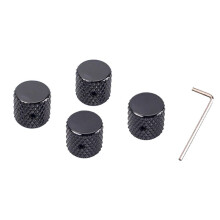 Black 4 Pack Volume Control Knob Tone Knob Flat Control Knob Guitar Control Knob Guitar Pedal Knob