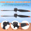 Drone Paddle for   AIR2 Illuminated Flashing Circle Paddle Programming LED Flashing Character Tablet Paddle 3