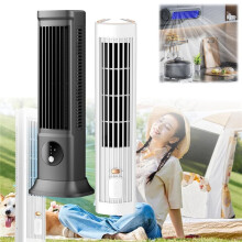 Climatiseur de Refroidissement Ventilateur Tour de Bureau Climatisation Portable, avec 3 Vitesses Ventilateur de Refroidissement USB de Bureau, Paquet
