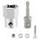 Stainless Steel Top Wind Trailer Jack Crank Handle Cordless Drill Adapter with A 1/2 Inch Socket Adapter Bit 1