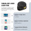 Magnetic Suction Back Clip Wireless Microphone USB-C Circular Button Lavalier Microphone for Live Video Recording 3