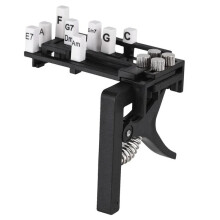 Guitar Learn Aid Tool Guitar Chord Presser Ukulele Chord Trainer Sistema de Aprendizagem de Acordes de Guitarra para Iniciantes em Guitarra