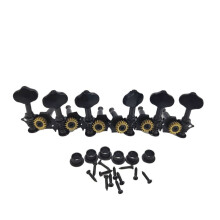 Stempennen voor Akoestische Gitaarsnaren, Set met Schroefhuls, Universele Stemmechanieken, Open Stemstandaard, Accessoires, Zwart