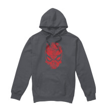 (L, Charcoal) Marvel Unisex Adult Webhead Hoodie