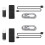 2 Sets One-Key JB Tool Mod Kit for  PS4 FW 9.0 11.0 System USB Drive Adapter for PS4 Game Controller 2