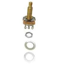 Potentiometer Splined Small Pot Electric Guitar Bass Effect Amp Tone Volume 28mm A500K