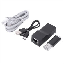 One-Key JB Tool Mod Kit USB-Dongle JB USB-Adapter mit Ethernet Type-C-Kabel, Spielzubehör für PS4 FW 9.0 11.0 System