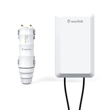 WAVLINK Outdoor Wireless Signal Enhancer AP Basisstation POE Signal Booster PoE Powered, Langstrecken Wi-Fi Extender EU Stecker