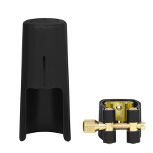 Clarinet Saxophone Mouthpiece Clarinet Metal Pickup Set Woodwind Instrument Accessories,Soprano Saxophone