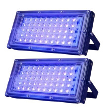 2 Stück UVA-Schwarzlicht 220 V-240 V Schwarzlichter IP65 Wasserdichtes Schwarzlicht für Schwarzlicht Bühnenbeleuchtung Körperbemalung 50 W