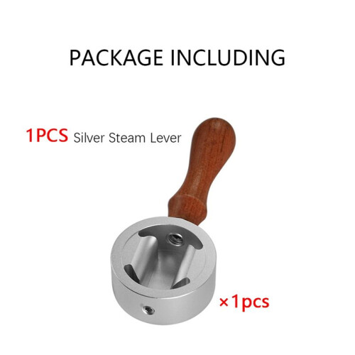 For  Brinfall 878 Coffee Machine for Steam  Knob Modified Pull Rod External Handle 878 Pull Rod Silver 1