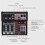 Console de Mixage Audio  4 Canaux Interface Audio Carte Son USB pour Studio Scène DJ Maison Prise UE 9