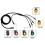 Three Mode Ebike Sine Wave Controller 24V/36V/48V with S866 LCD Display Waterproof Connector 30A for 1000W Ebike 5