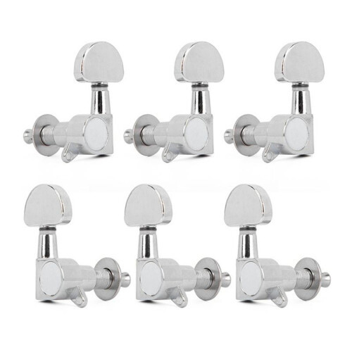 Guitar String Knob Folk Guitar Ukulele Knob Fully Enclosed Classical String Silver