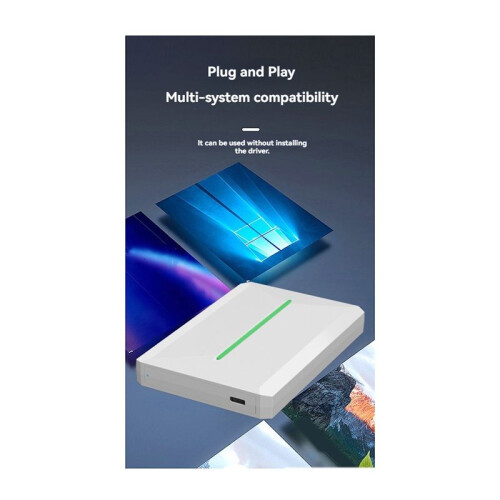 Mobile SSD/HDD Case USB 3.1 Solid State Drive Case External Game Hard Disk Case for PS4/PS3/PS2/ for PC,B