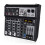 Console de Mixage Audio  4 Canaux Interface Audio Carte Son USB pour Studio Scène DJ Maison Prise UE 5