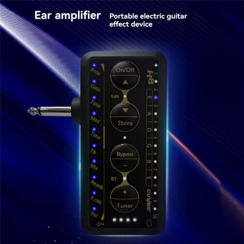 H8 Guitar  Tuner Multi-Effects Delay Amplifier Reverb Chorus Overdrive Bärbar Elgitarrförstärkare 2