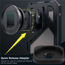 Anel Adaptador de Montagem M Universal para Lente de Telefone de 37 mm para Fotografia Móvel Aprimorada, para Várias Câmeras de Smartphone
