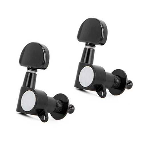 Guitar String Knob Folk Guitar Ukulele Knob Fully Enclosed Classical String Black 1