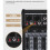 Console de Mixage Audio  4 Canaux Interface Audio Carte Son USB pour Studio Scène DJ Maison Prise UE 10