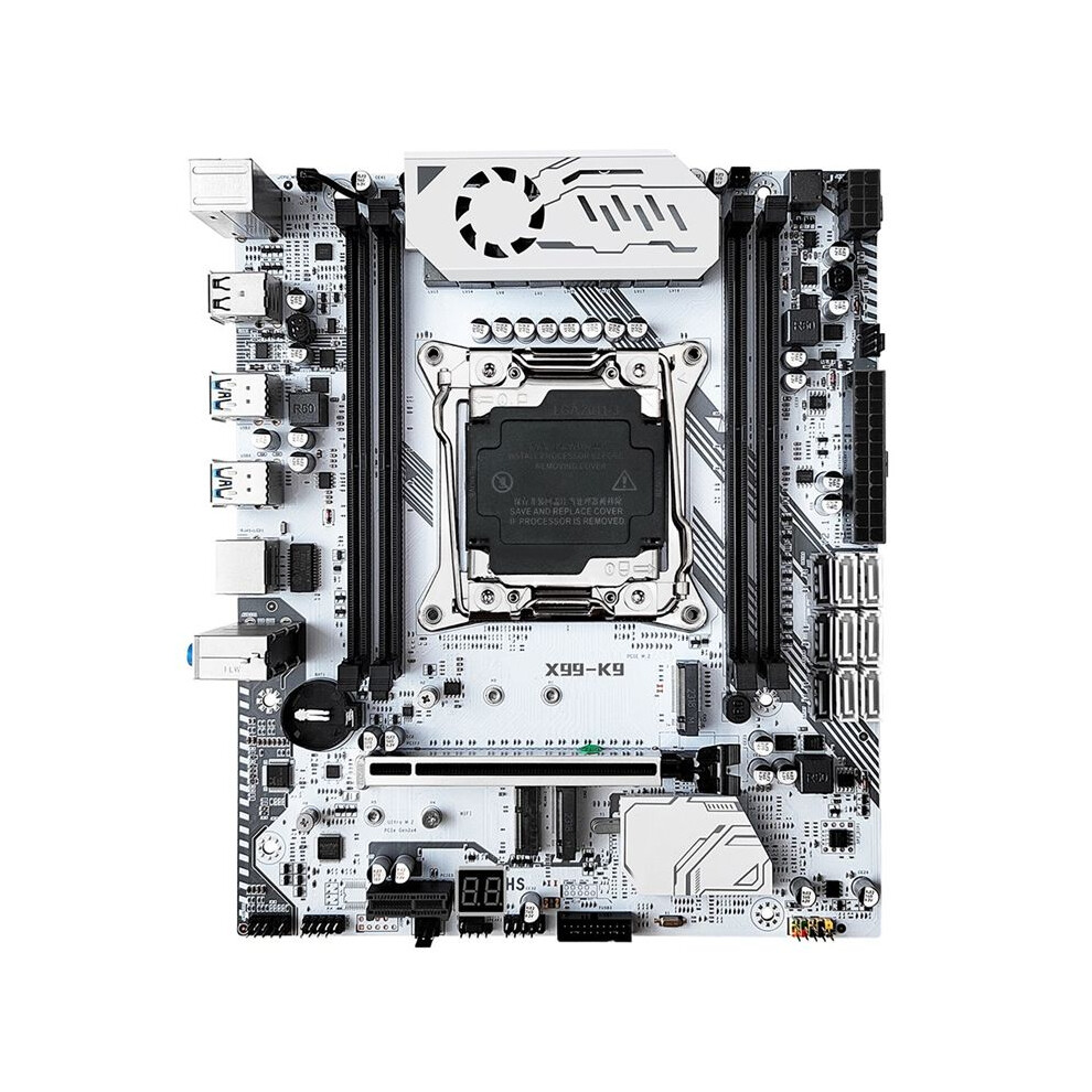 X99 K9 Motherboard Lga 2011-3 Vrm Fan Cooling Supports 4X Ddr4 Ram Supports Xeon E5 V3/V4 Series Cpus/Core 17 Series Cpu 4713089243935